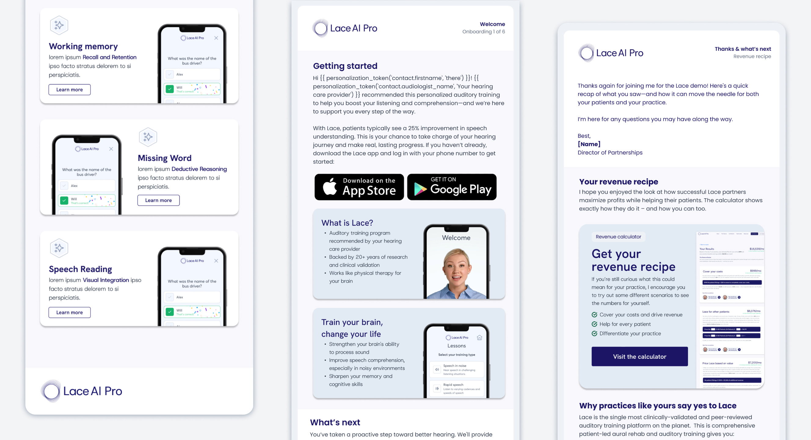 Lace AI Pro — email system