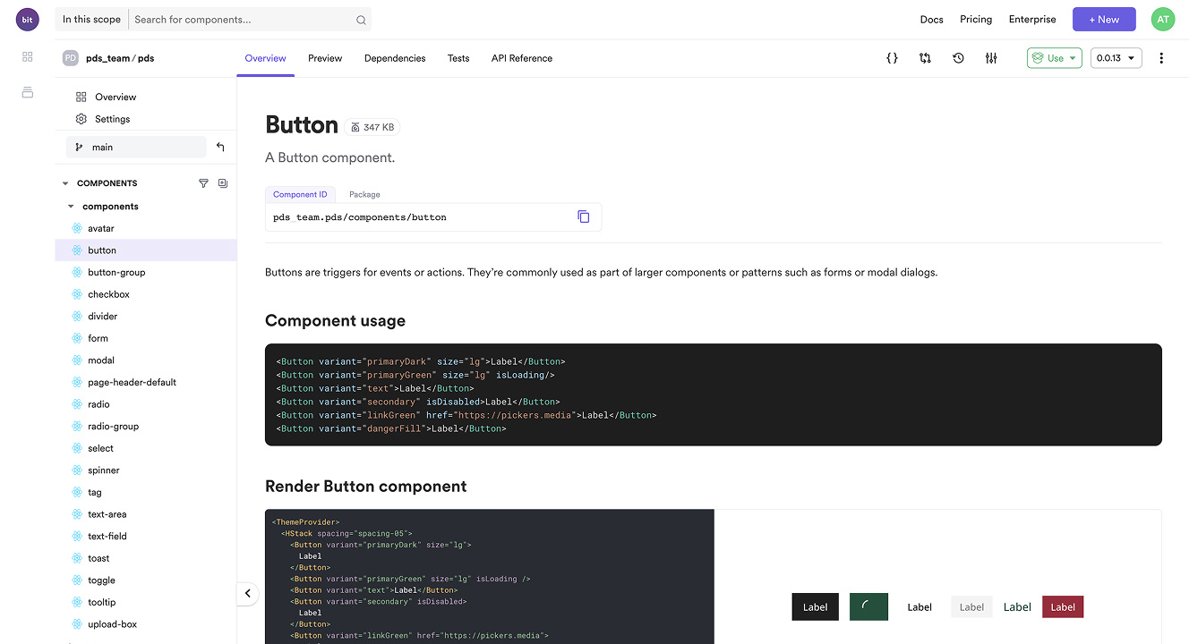 Pickers — documentation and adoption