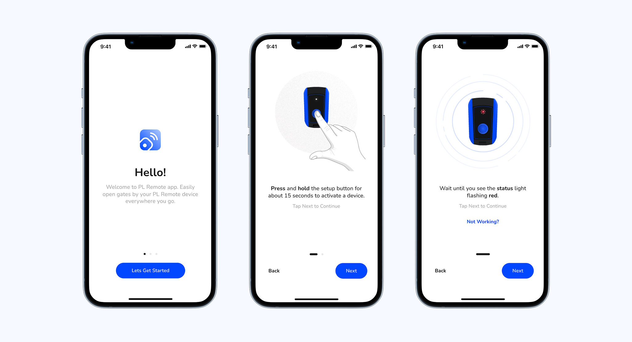 PL Remote — screen 1