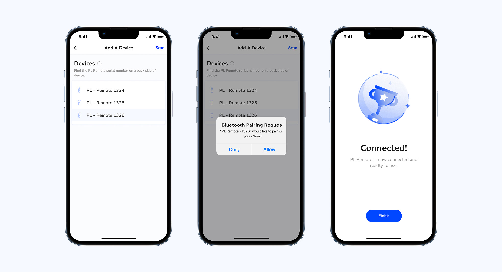 PL Remote — screen 3