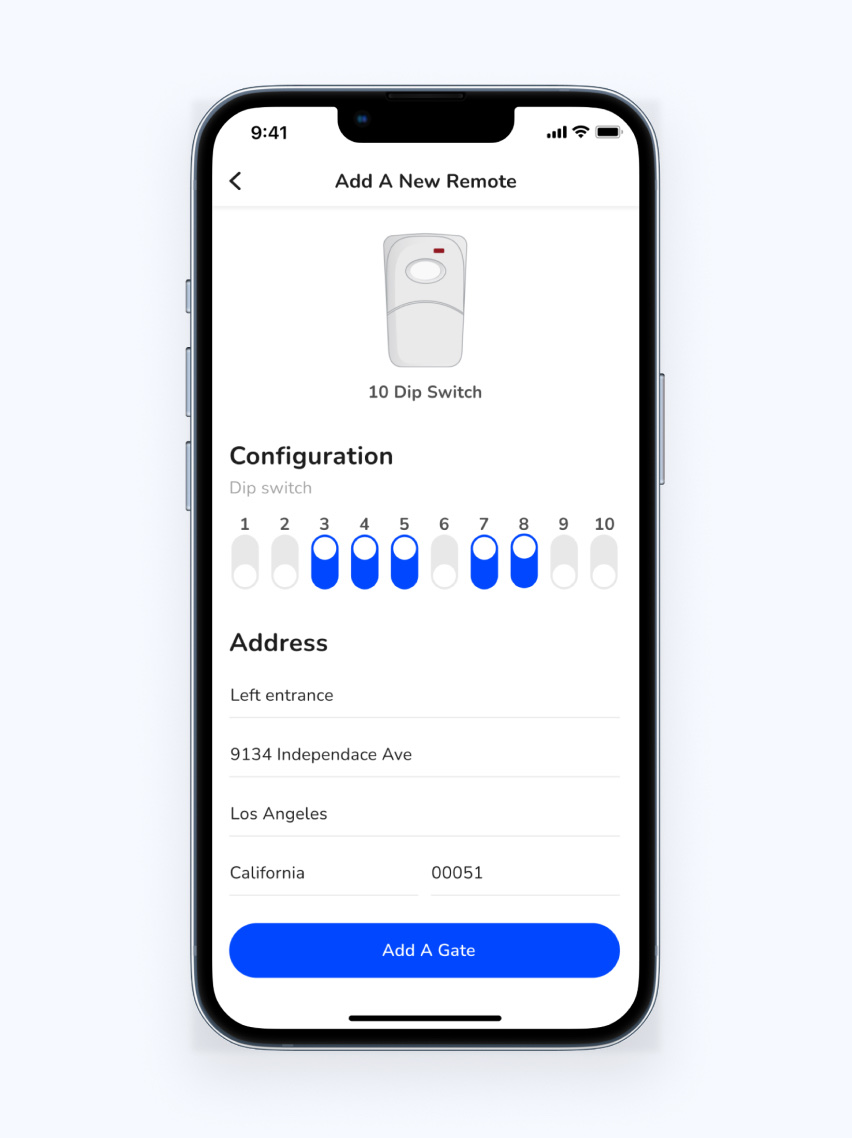 Hi-fi — auth screen